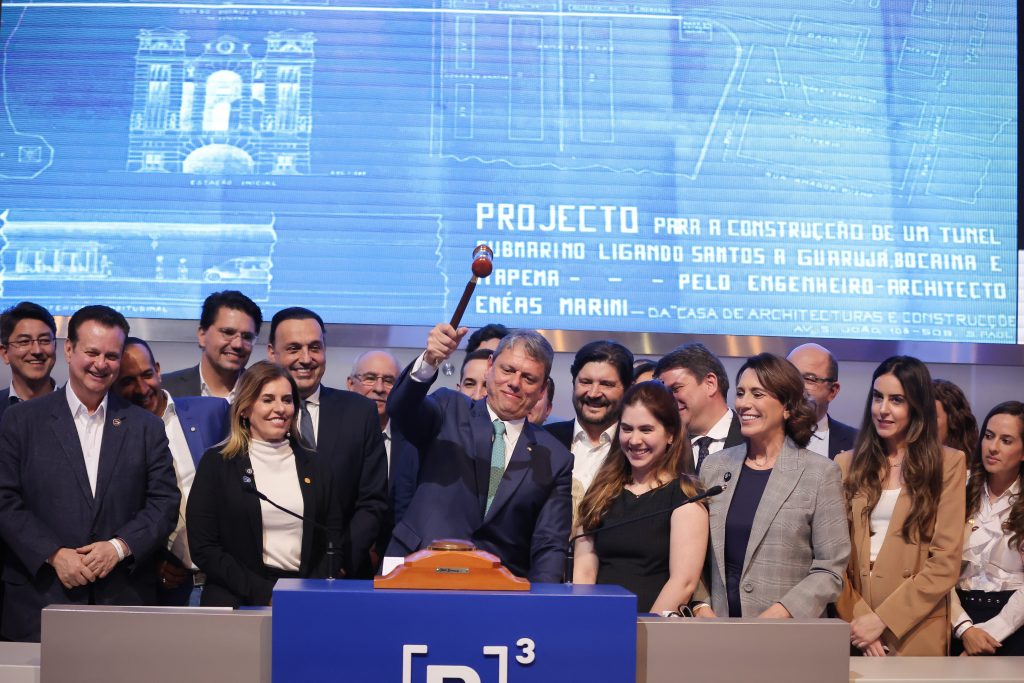 Leilão do túnel Santos Guarujá