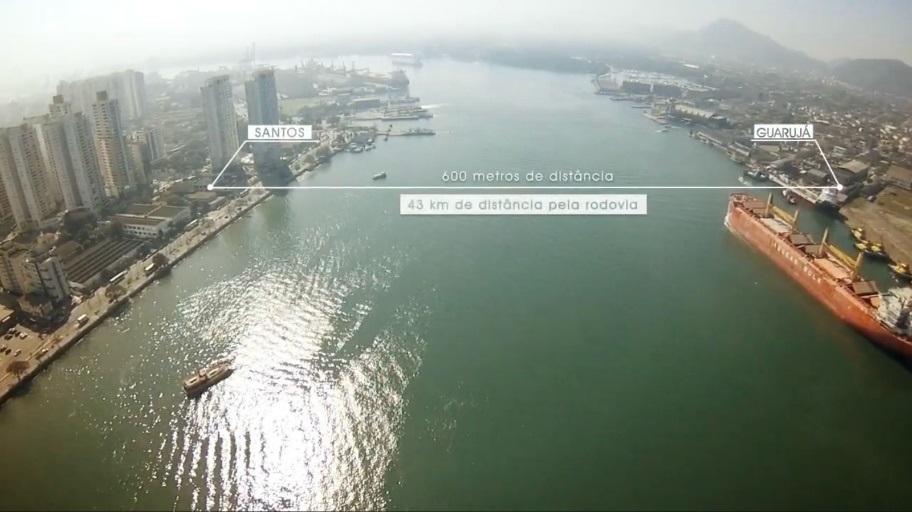 Tunel submerso do Porto de Santos agora vai