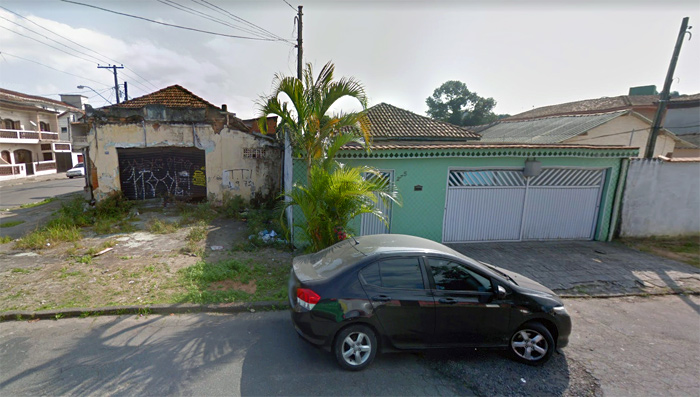 Local da antiga casa do pai de Lula em Vicente de Carvalho