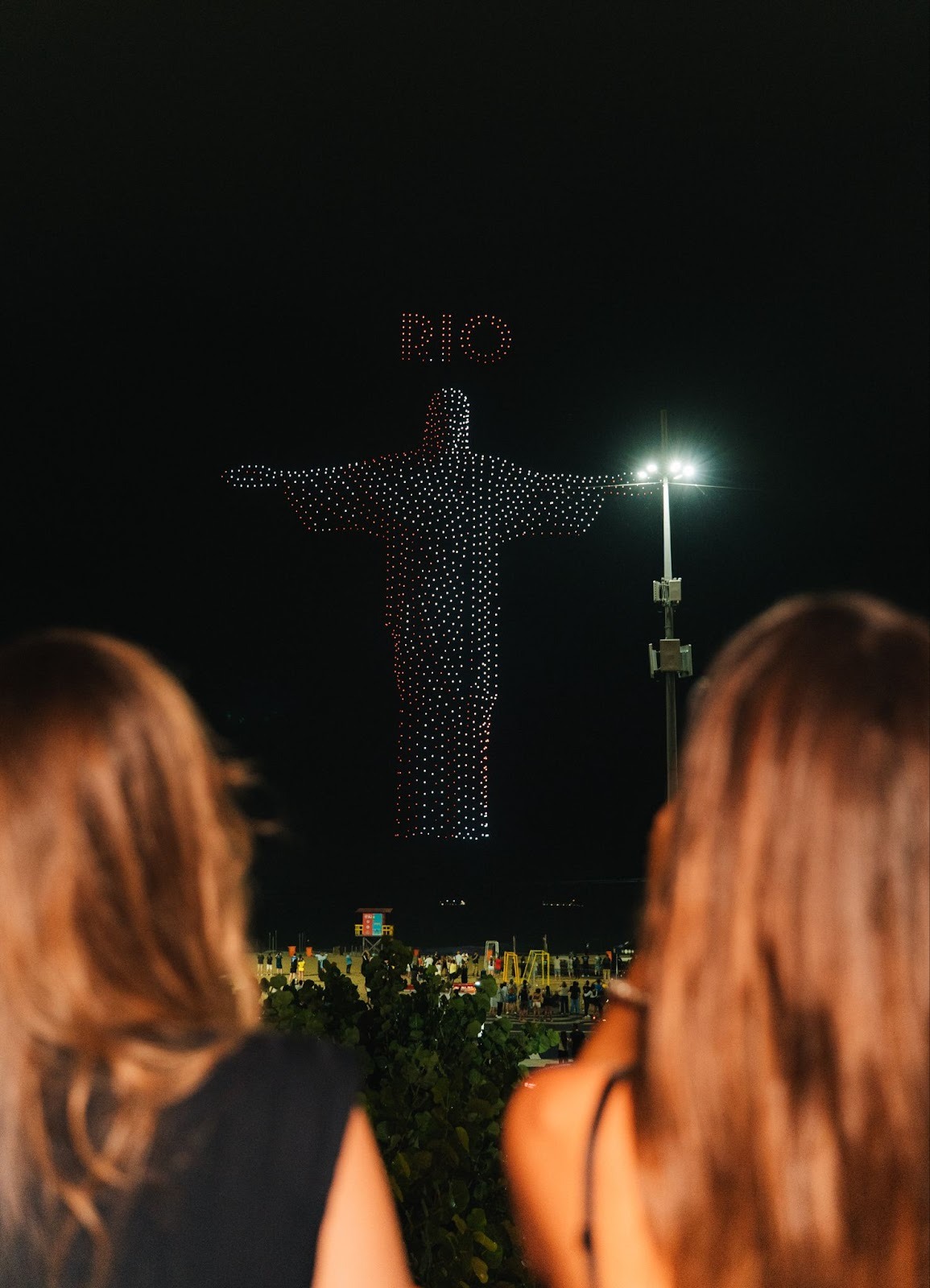 Cristo Redentor iluminado GOL
