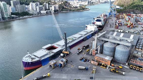 Navio Panamax no TVV