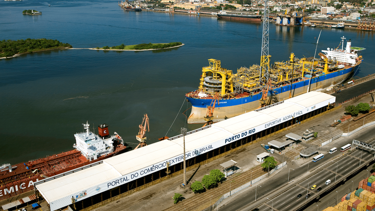 Movimentação portuária no Brasil